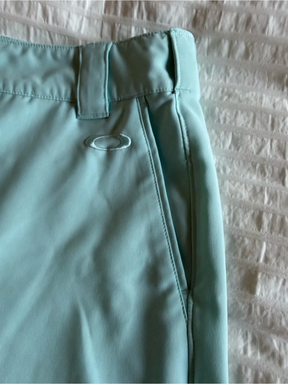 Oakley Women's Mint Green Golf Bermuda Shorts